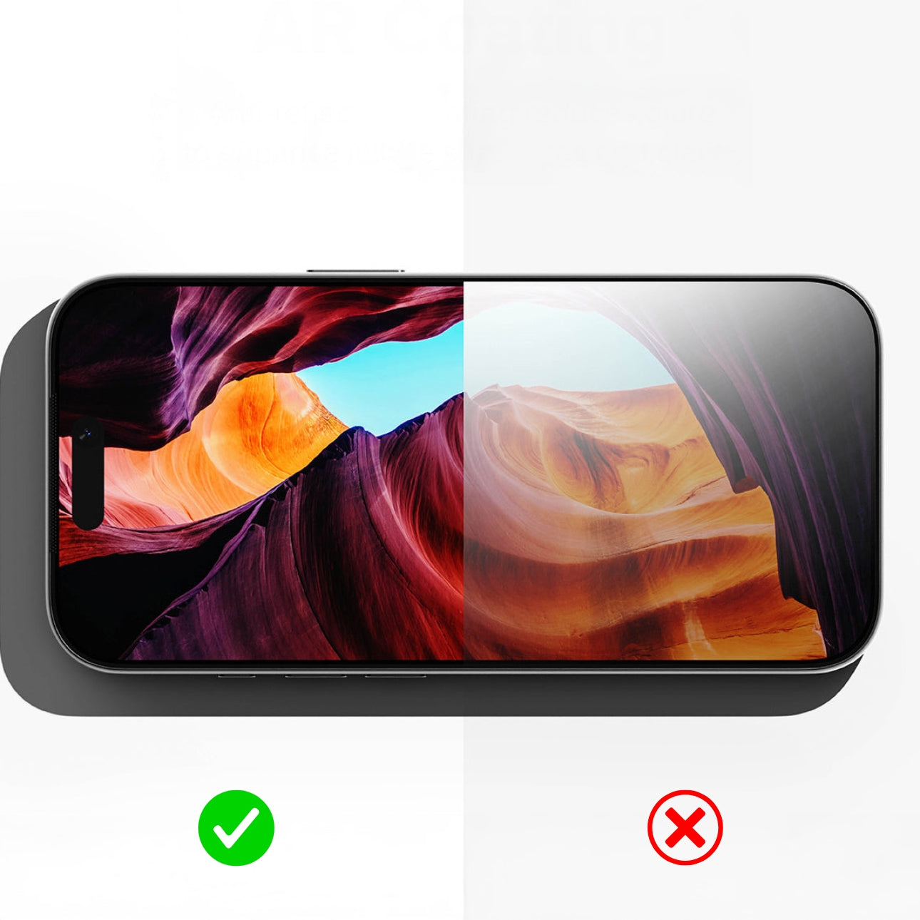 Gehärtetes Antireflexglas mit Applikator für iPhone 17 Pro Max, Ringke Easy Slide AR, 1 Stück, schwarzer Rahmen