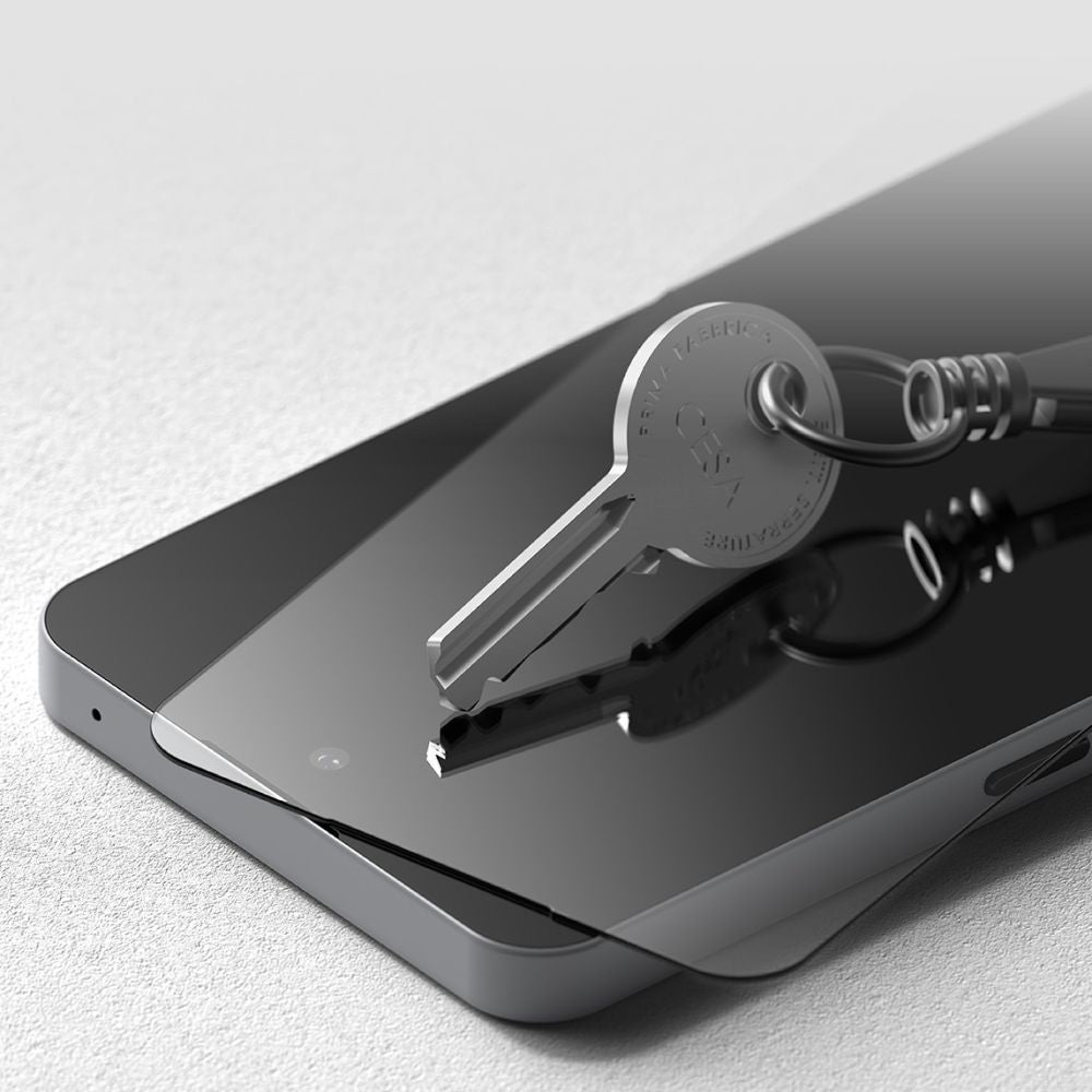 Gehärtetes Bildschirmglas mit Applikator für Nothing Phone (3a) / (3a) Pro, Ringke Easy Slide, Transparent, 2 Stück