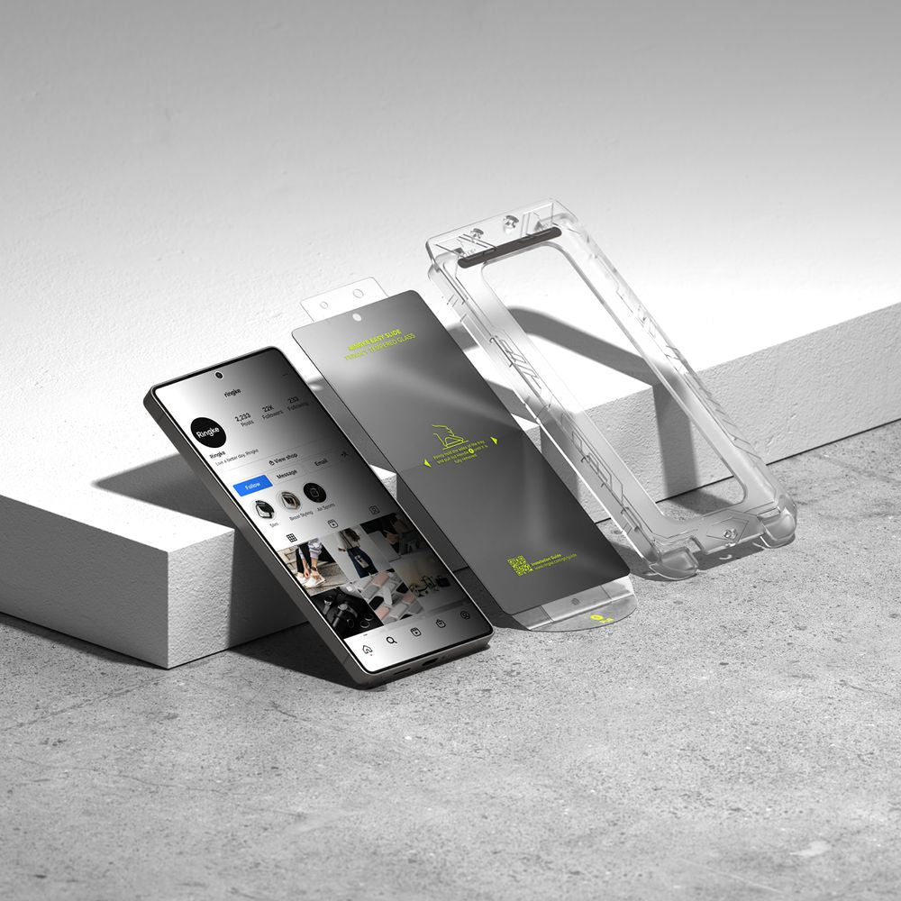 Sichtschutzglas mit Applikator für Samsung Galaxy S25 Ultra, Ringke Easy Slide, 2 Stück