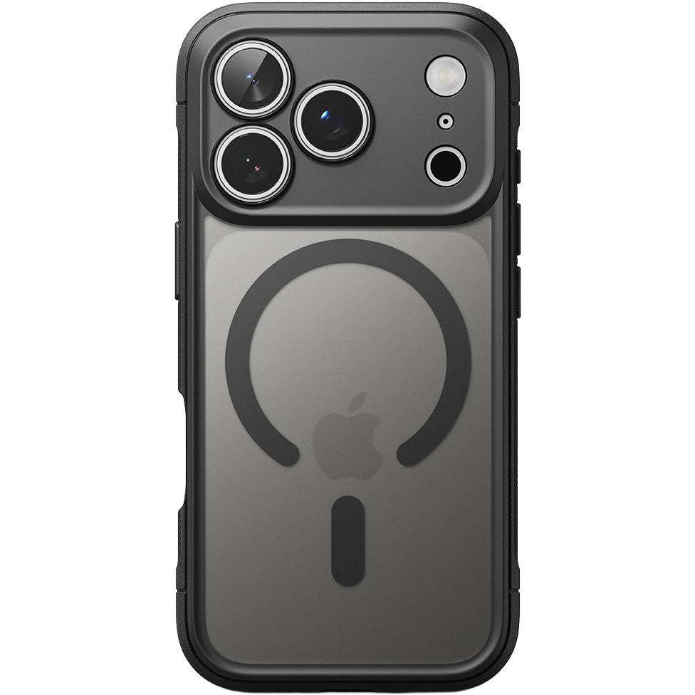 Handyhülle für iPhone 17 Pro, Ringke Fusion Bold Magnetic, Schwarz und Transparent