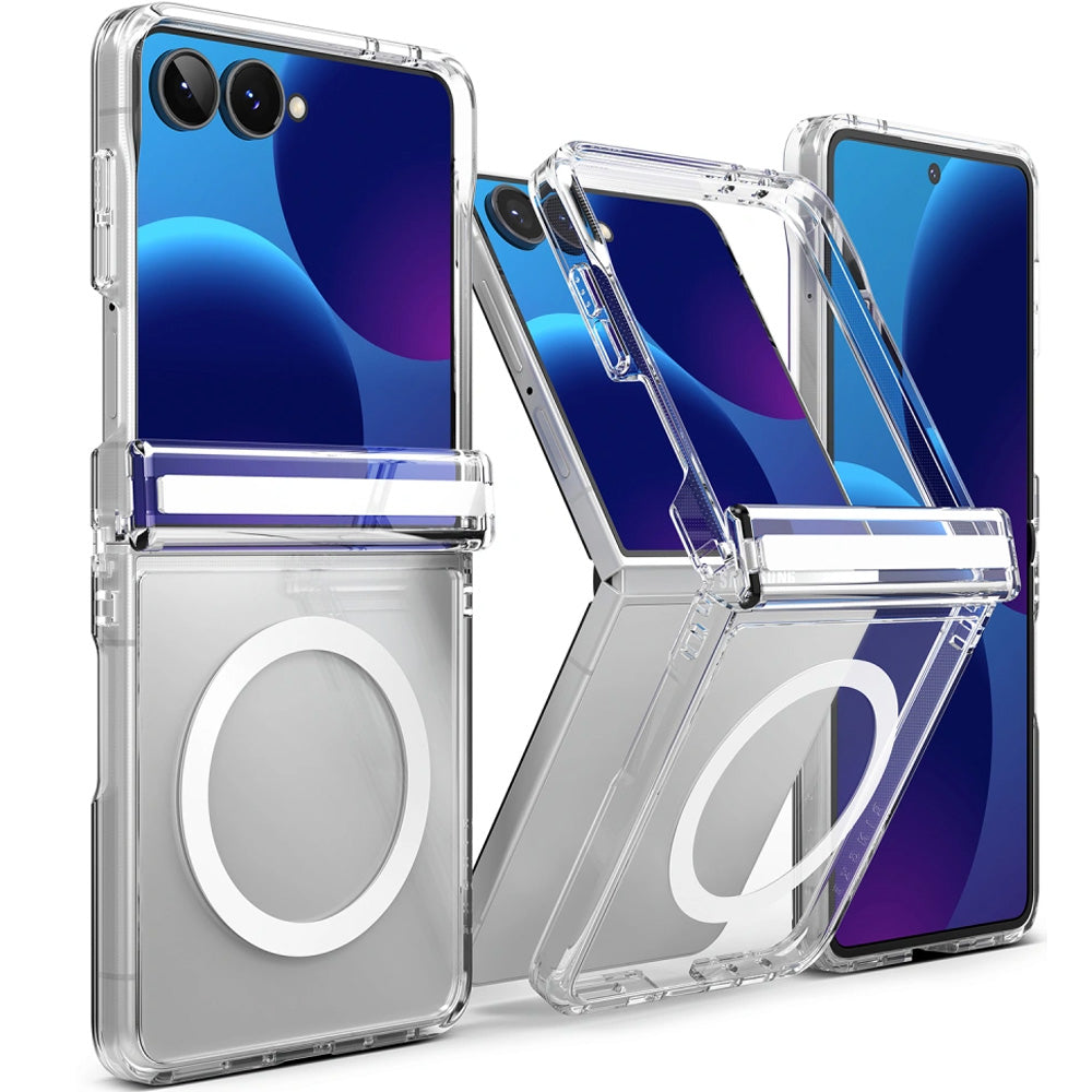 Handyhülle für Galaxy Z Flip8, Ringke Fusion Flap Magnetic mit MagSafe, Transparent (4/9)