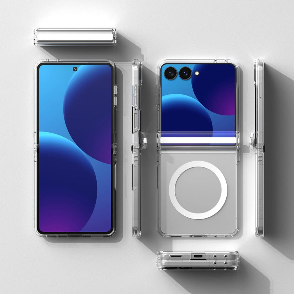 Handyhülle für Galaxy Z Flip8, Ringke Fusion Flap Magnetic mit MagSafe, Transparent (5/9)