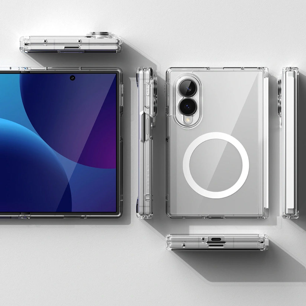 Handyhülle für Galaxy Z Fold8, Ringke Fusion Flap Magnetic mit MagSafe, Transparent (5/9)