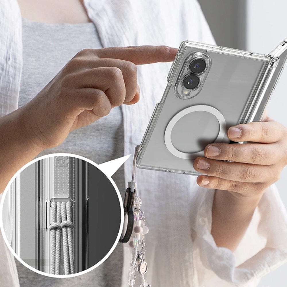 Handyhülle für Galaxy Z Fold8, Ringke Fusion Flap Magnetic mit MagSafe, Transparent (9/9)