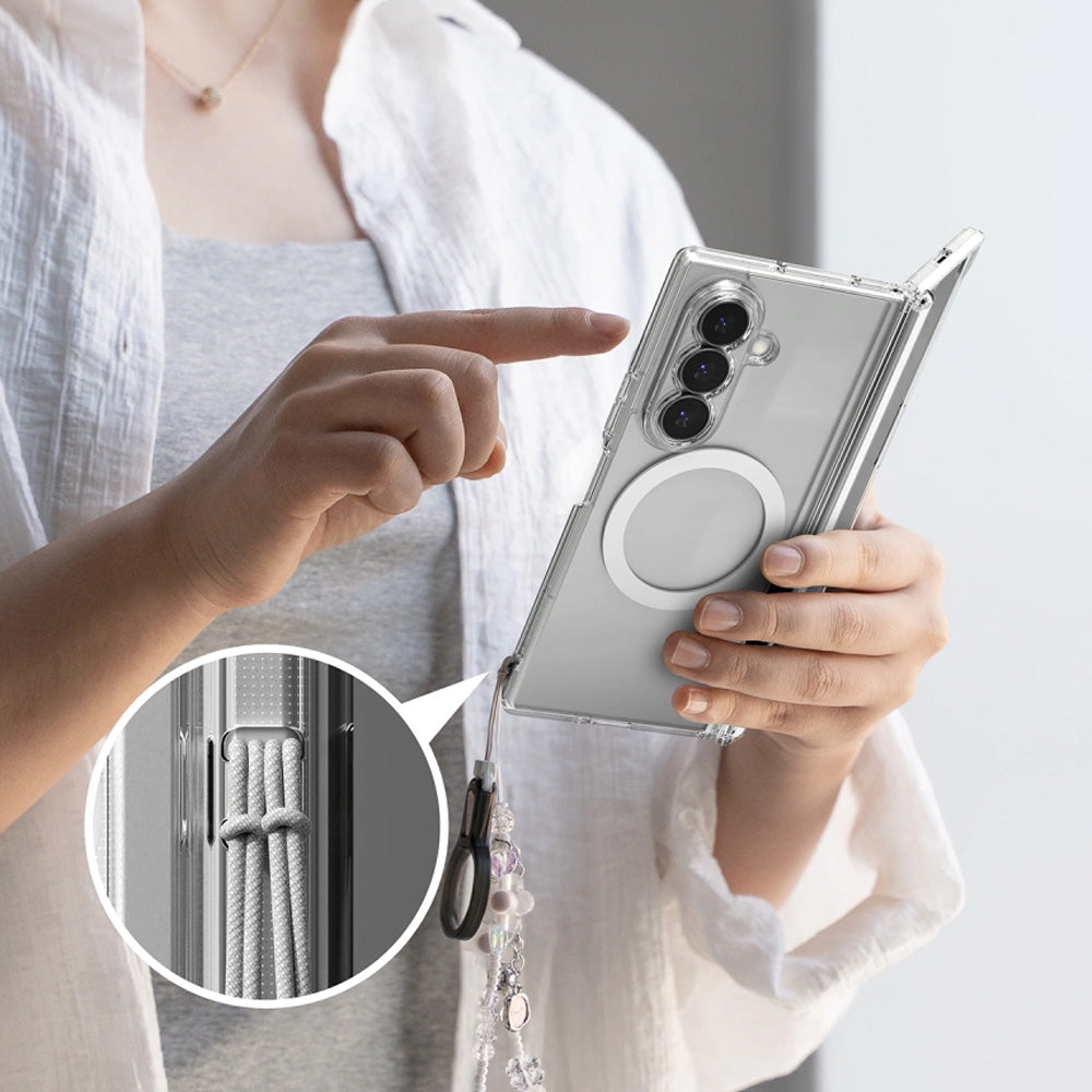 Handyhülle für Galaxy Z Fold8 Ultra, Ringke Fusion Flap Magnetic mit MagSafe, Transparent (9/9)