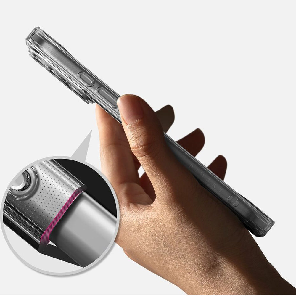 Handyhülle für iPhone 17 Pro Max, Ringke Fusion, Transparent