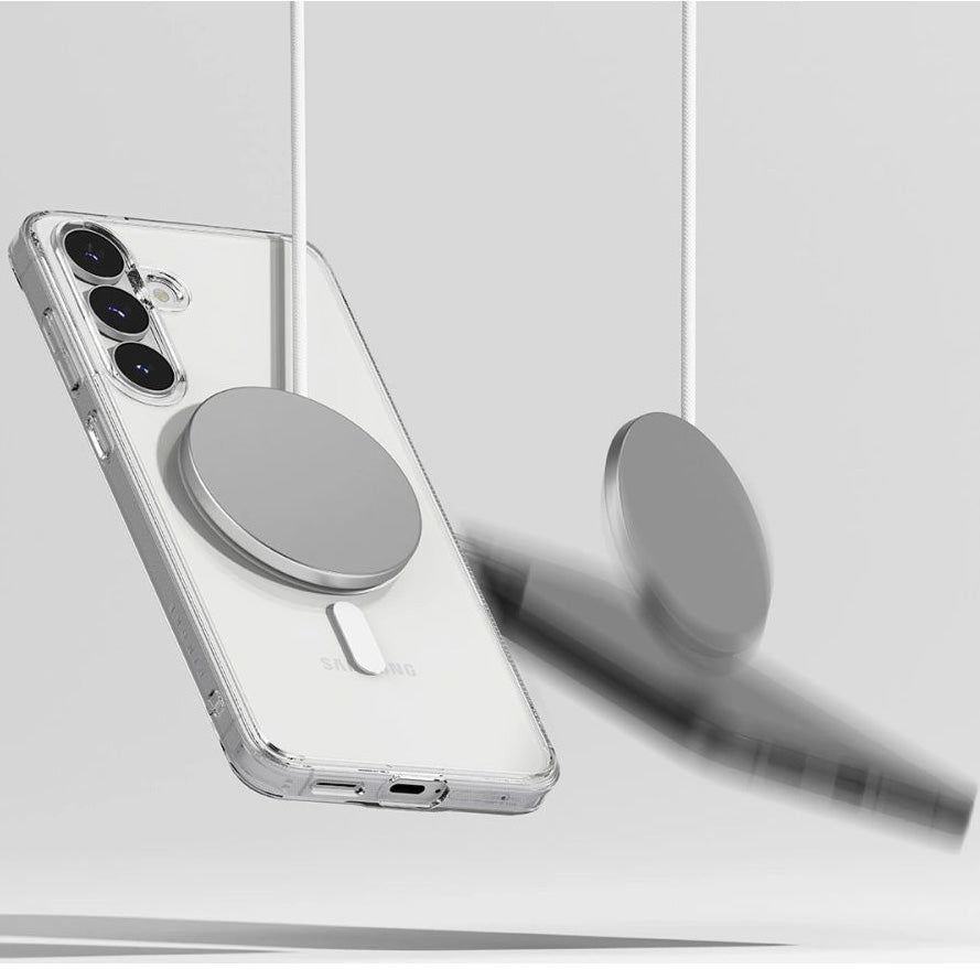 Handyhülle für Galaxy S25 FE, Ringke Fusion Magnetic mit MagSafe, Transparent
