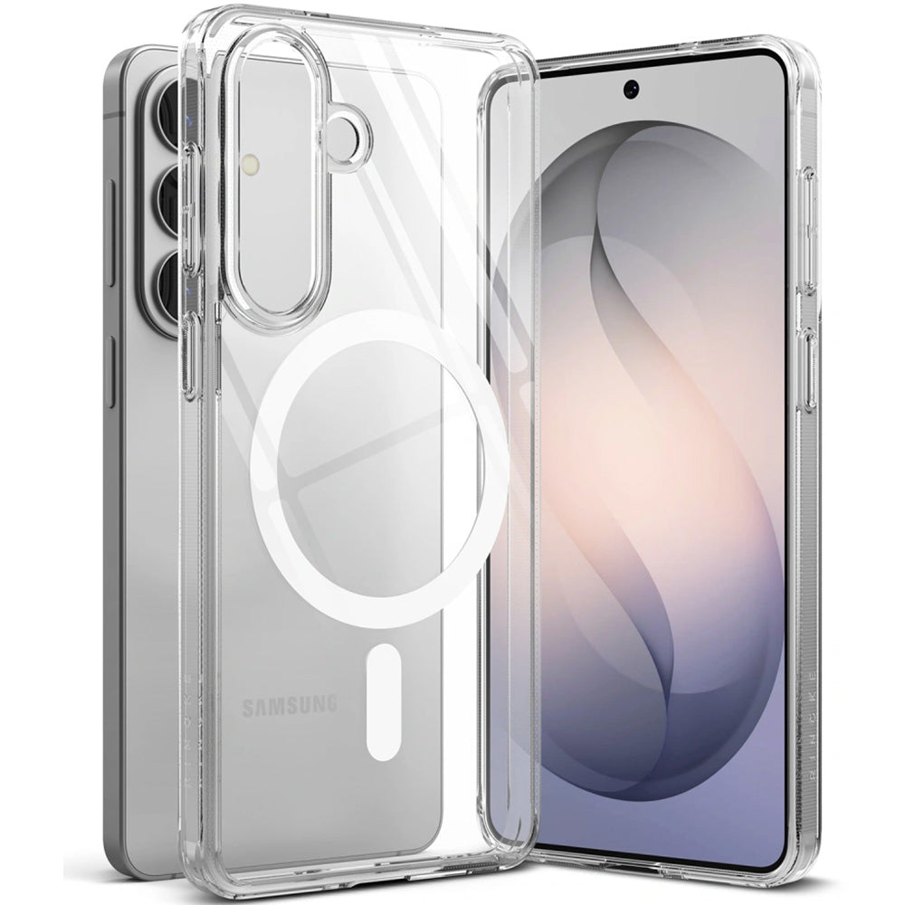 Handyhülle für Galaxy S26, Ringke Fusion Magnetic mit MagSafe, Transparent