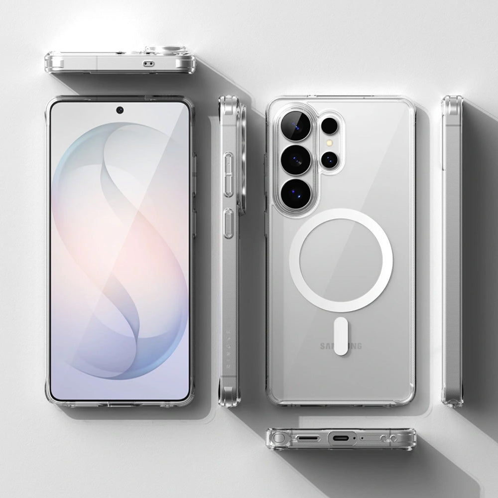 Handyhülle für Galaxy S26 Ultra, Ringke Fusion Magnetic mit MagSafe, Transparent