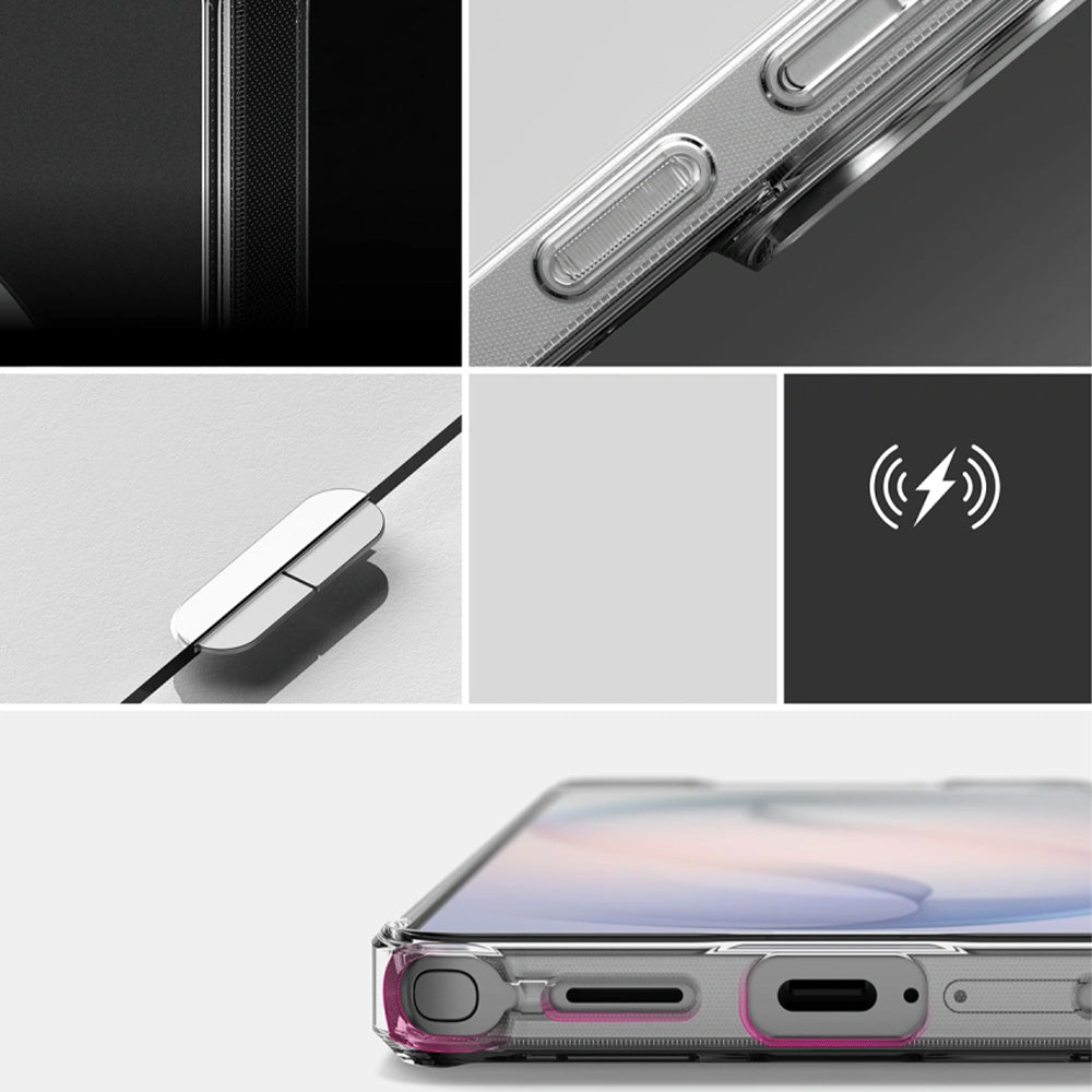 Handyhülle für Galaxy S26 Ultra, Ringke Fusion Magnetic mit MagSafe, Transluzent mit Weiß