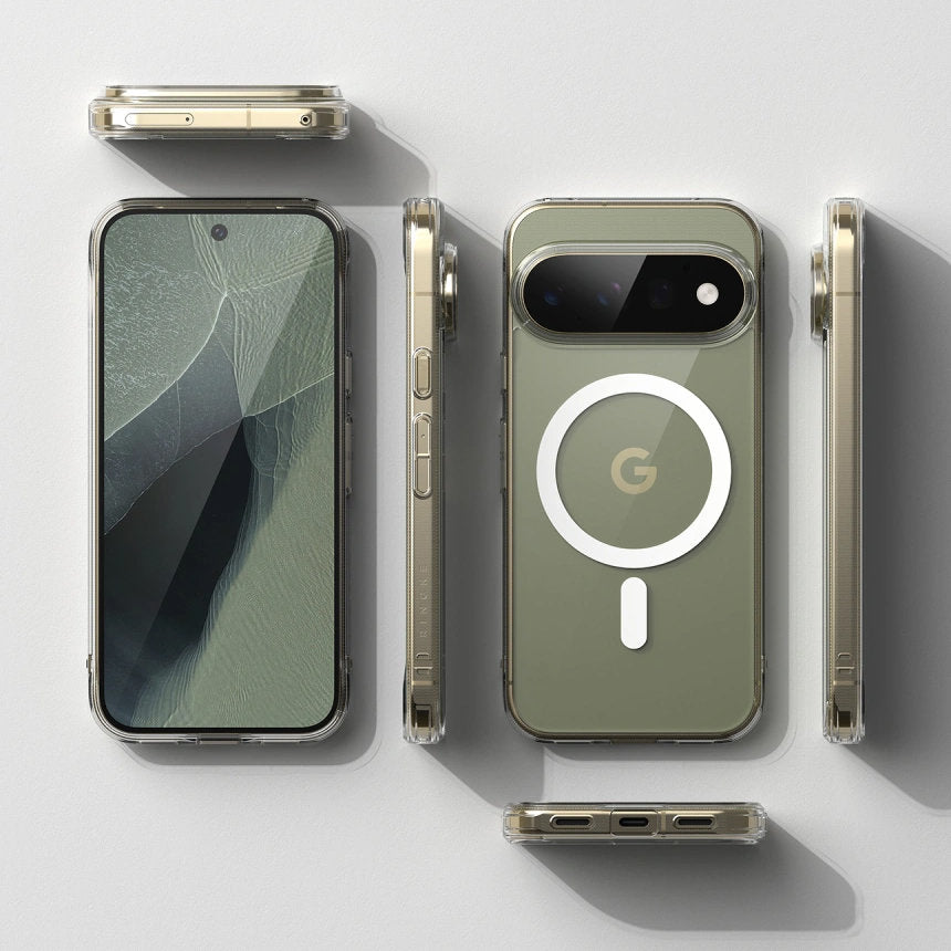 Handyhülle für Google Pixel 11 Pro, Ringke Fusion Magnetic mit MagSafe, Transparent (5/8)