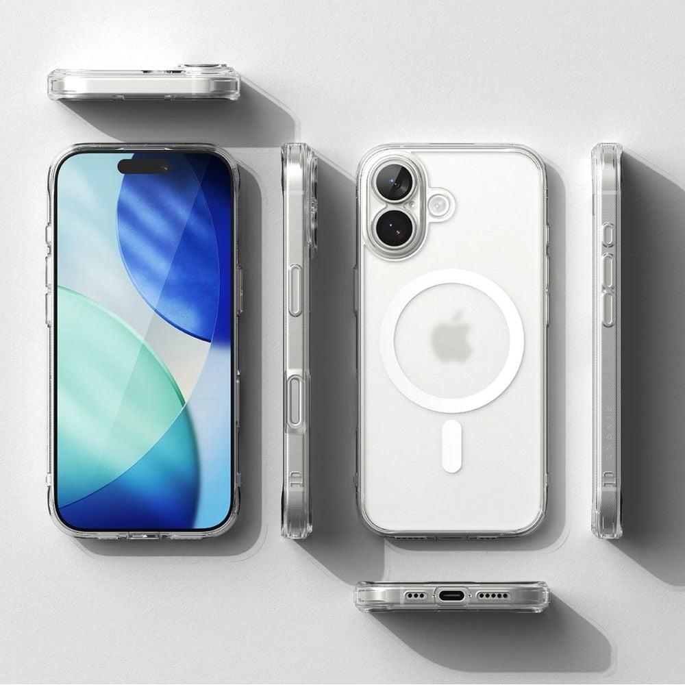 Handyhülle für iPhone 17, Ringke Fusion Magnetic mit MagSafe, Transparent Matt
