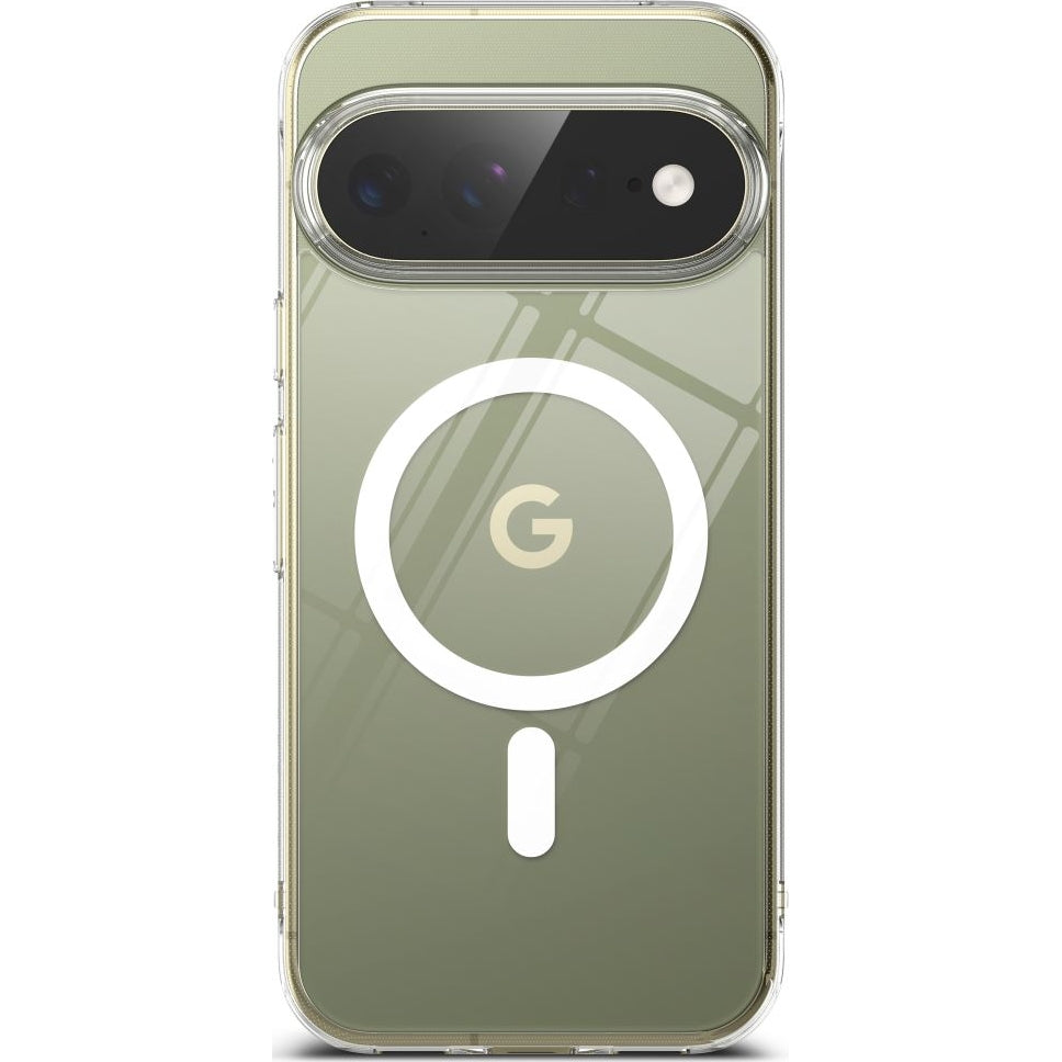 Handyhülle für Google Pixel 11 Pro XL, Ringke Fusion Magnetic mit MagSafe, Transparent und Weiß