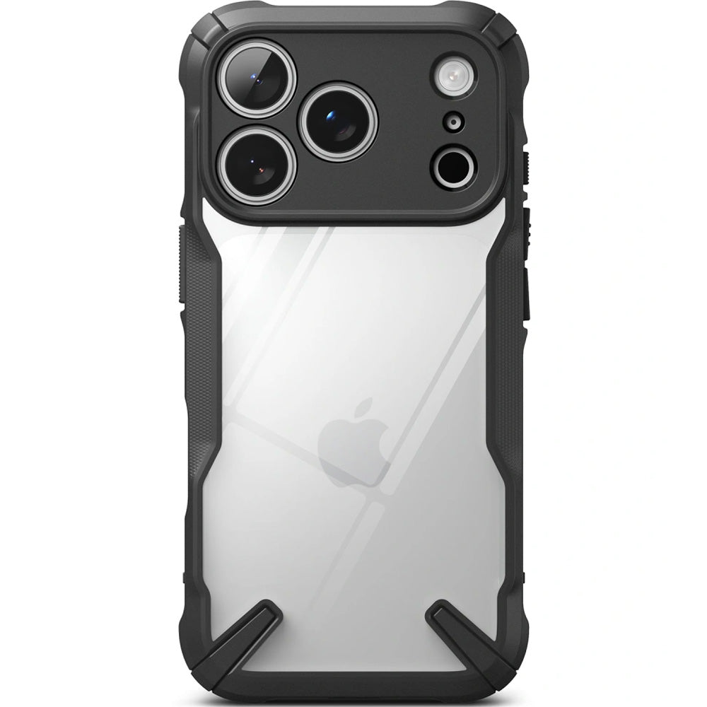 Handyhülle für iPhone 18 Pro Max / 17 Pro Max, Ringke Fusion X, Transparent mit Schwarzen Rahmen (2/9)