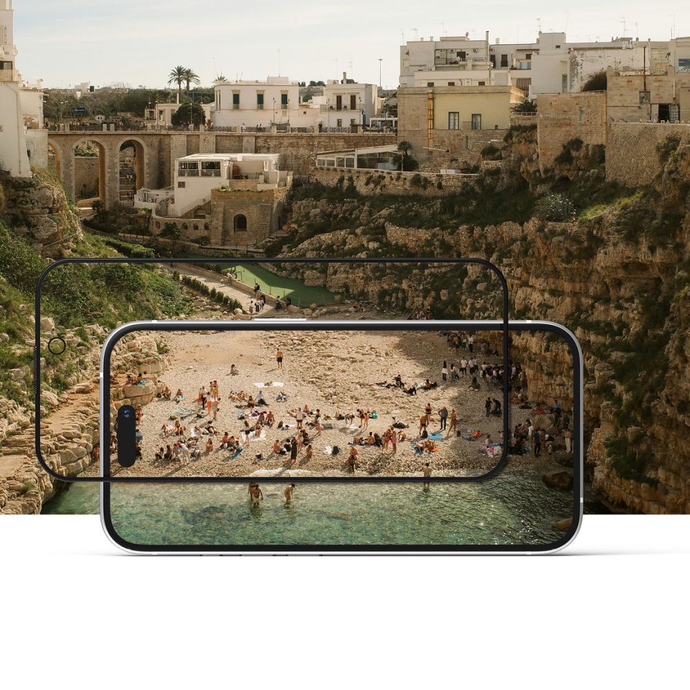 Sichtschutzglas mit Applikator für iPhone 16 / iPhone 15, Ringke Easy Slide, 2 Stück