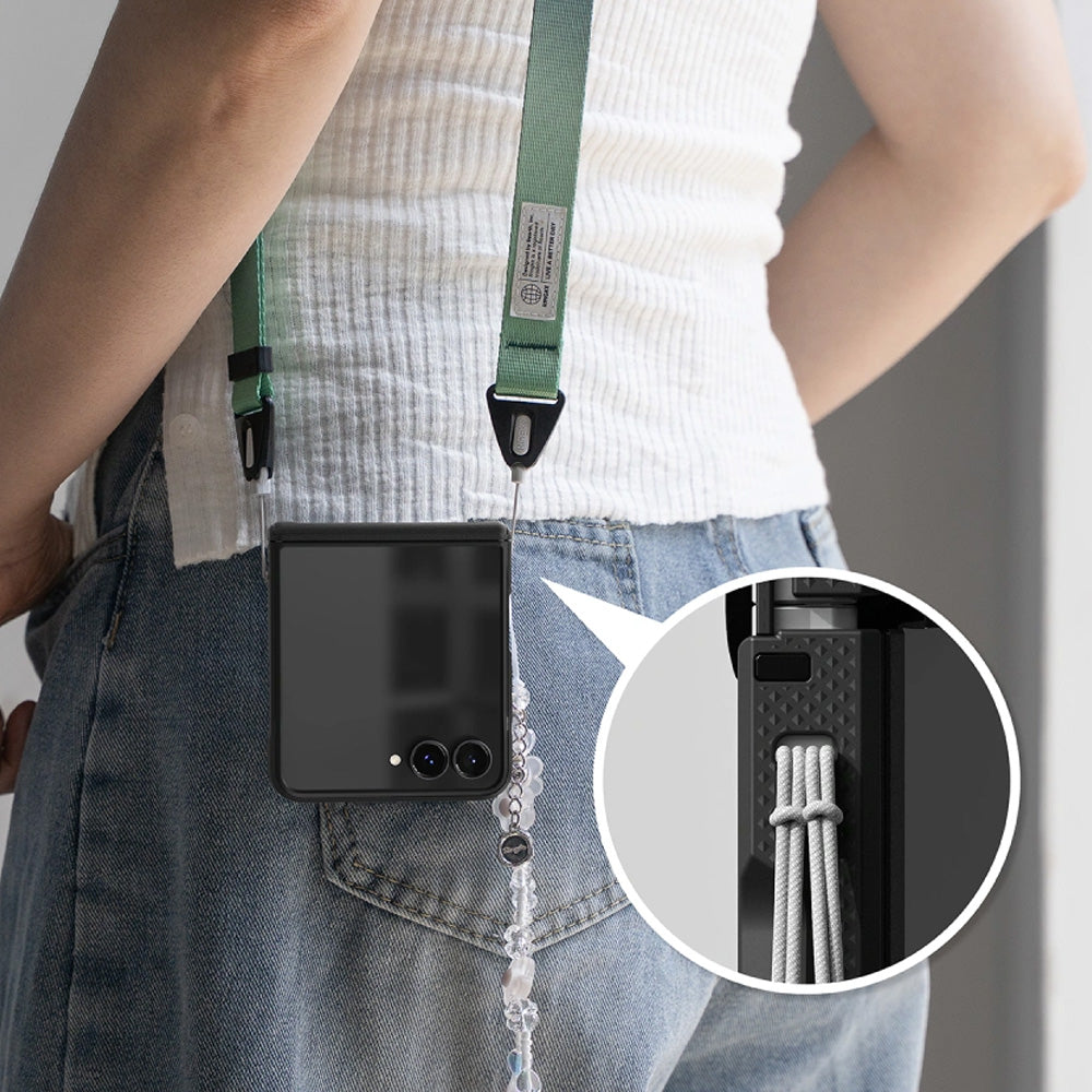 Handyhülle für Galaxy Z Flip8, Ringke Onyx Flap Magnetic mit MagSafe, Schwarz (10/10)