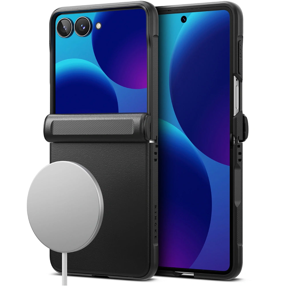 Handyhülle für Galaxy Z Flip8, Ringke Onyx Flap Magnetic mit MagSafe, Schwarz (4/10)