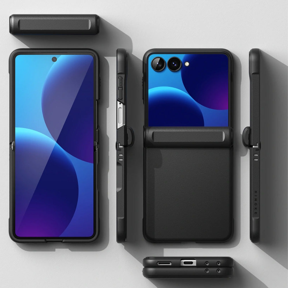 Handyhülle für Galaxy Z Flip8, Ringke Onyx Flap Magnetic mit MagSafe, Schwarz (5/10)