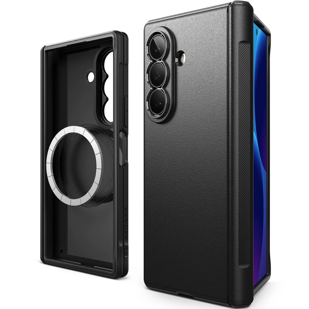 Handyhülle für Galaxy Z Fold8 Ultra, Ringke Onyx Flap Magnetic mit MagSafe, Schwarz (3/8)