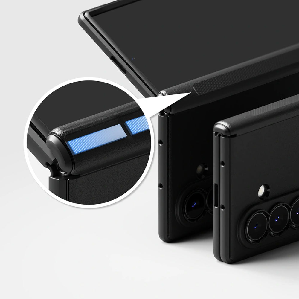Handyhülle für Galaxy Z Fold8 Ultra, Ringke Onyx Flap Magnetic mit MagSafe, Schwarz (5/8)