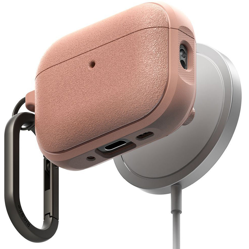 Schutzhülle für AirPods Pro 3, Ringke Onyx Magnetic mit MagSafe, Dunkelrosa