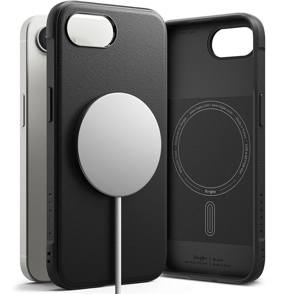 Handyhülle für iPhone 16e, Ringke Onyx Magnetic, Schwarz