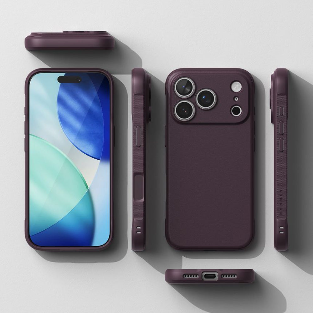 Handyhülle für iPhone 18 Pro / 17 Pro, Ringke Onyx Magnetic mit MagSafe, Burgunderrot (6/7)