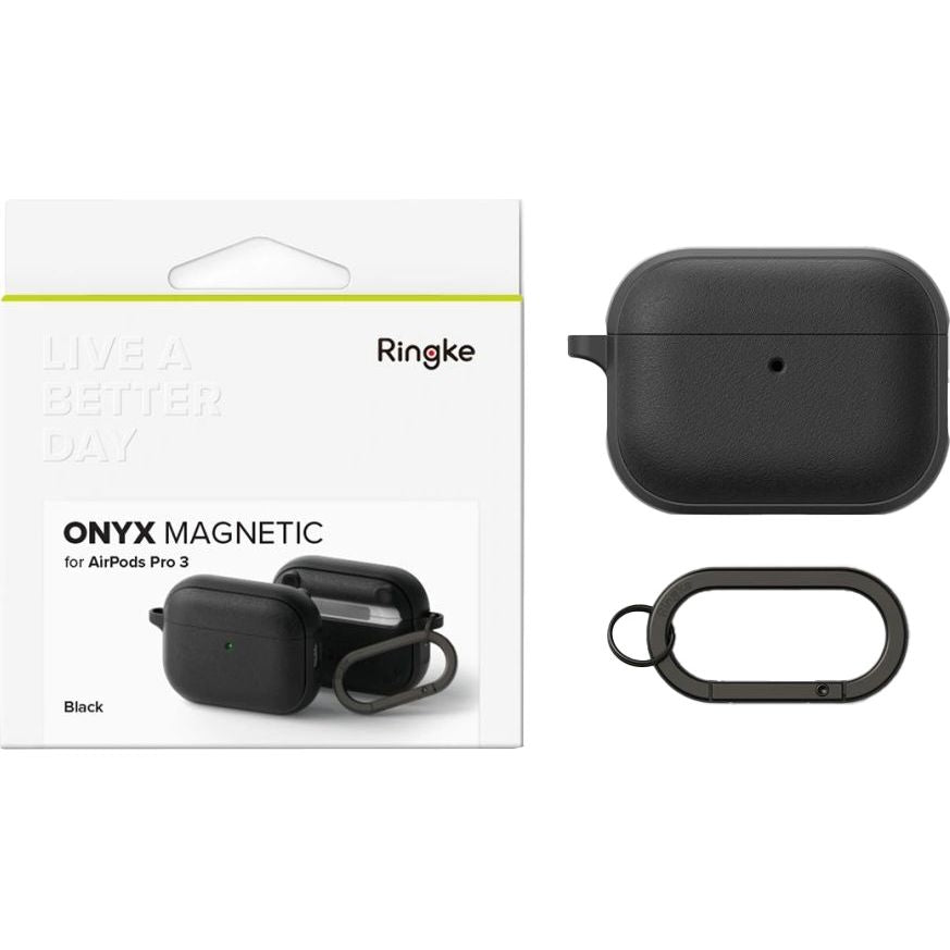 Schutzhülle für AirPods Pro 3, Ringke Onyx Magnetic mit MagSafe, Schwarz