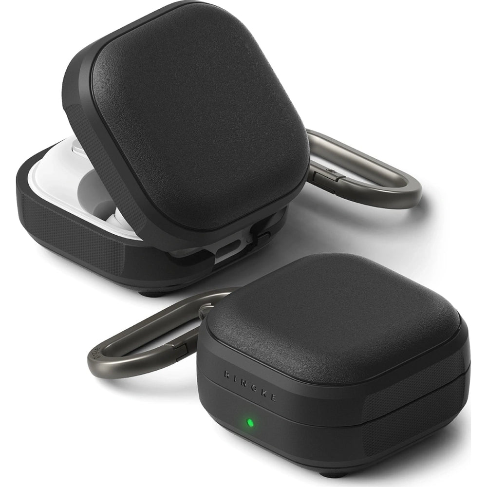 Schutzhülle für Galaxy Buds 4 / 4 Pro, Ringke Onyx Magnetic mit MagSafe, Schwarz