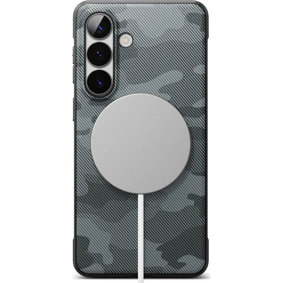 Handyhülle für Galaxy S26, Ringke Onyx Magnetic, Grau-schwarze Tarnfarbe