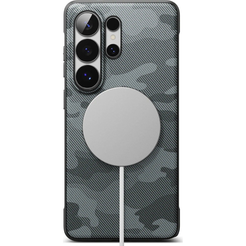 Handyhülle für Galaxy S26 Ultra, Ringke Onyx Magnetic, Grau-schwarze Tarnfarbe
