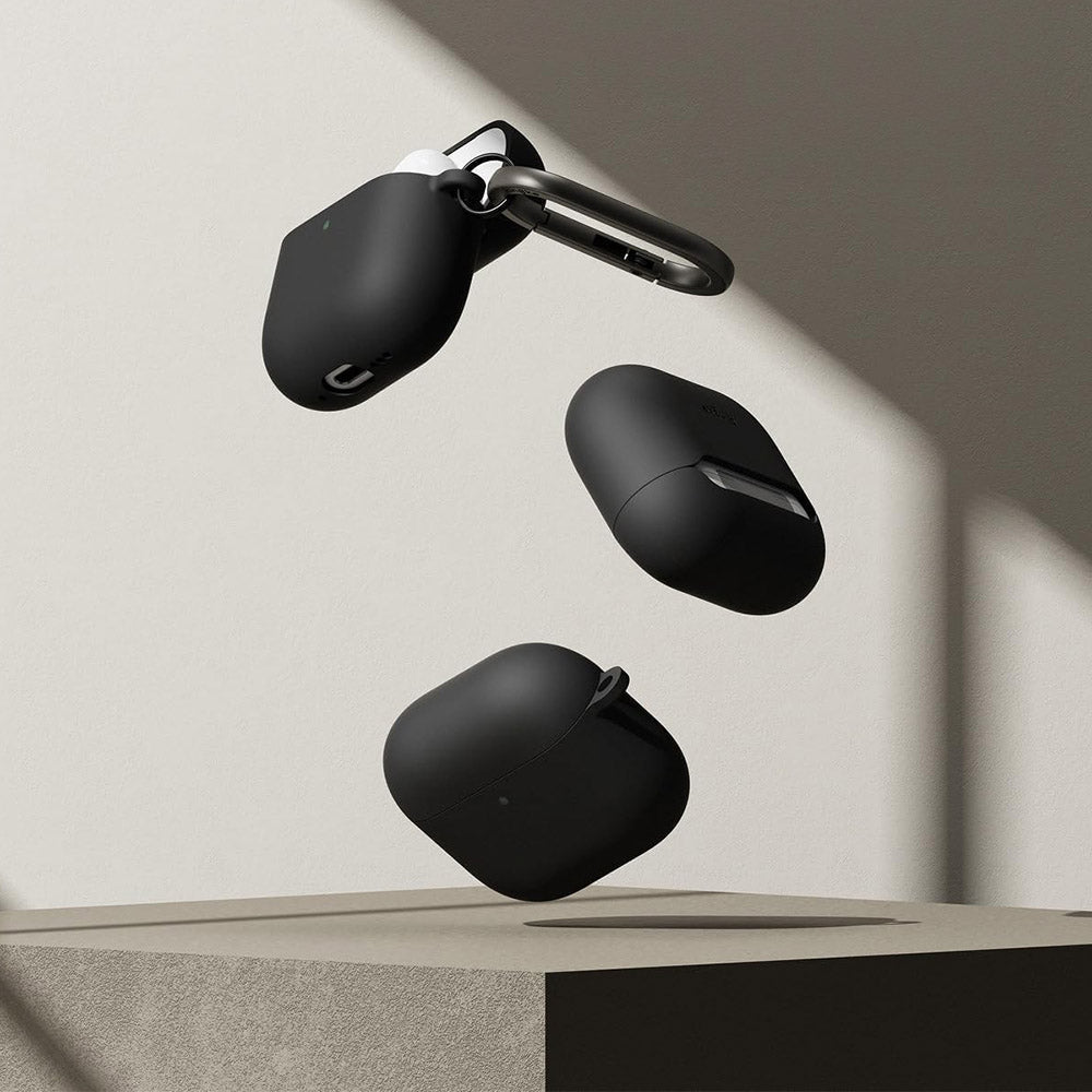 Schutzhülle für Apple AirPods 5 / 4, Ringke Silicone, Schwarz