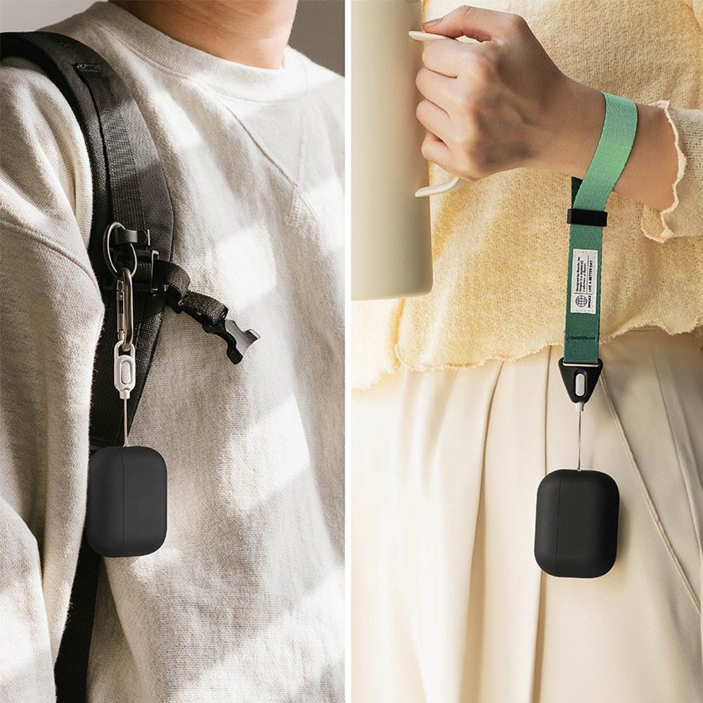 Schutzhülle für Apple AirPods Pro 3, Ringke Silicone, Schwarz