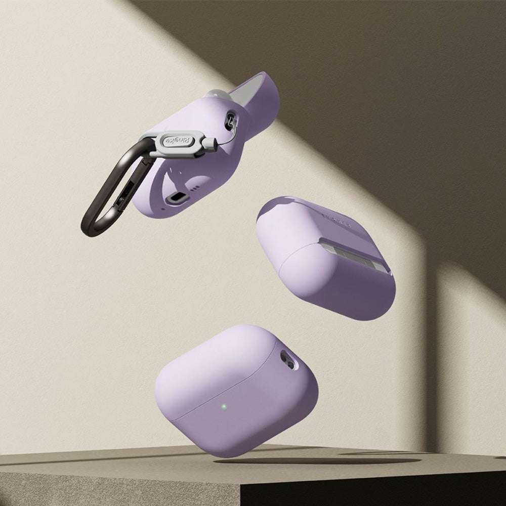 Schutzhülle für Apple AirPods Pro 3, Ringke Silicone, Violett