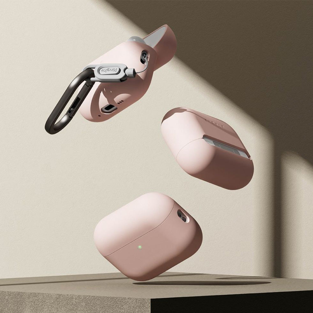 Schutzhülle für Apple AirPods Pro 3, Ringke Silicone, Rosa