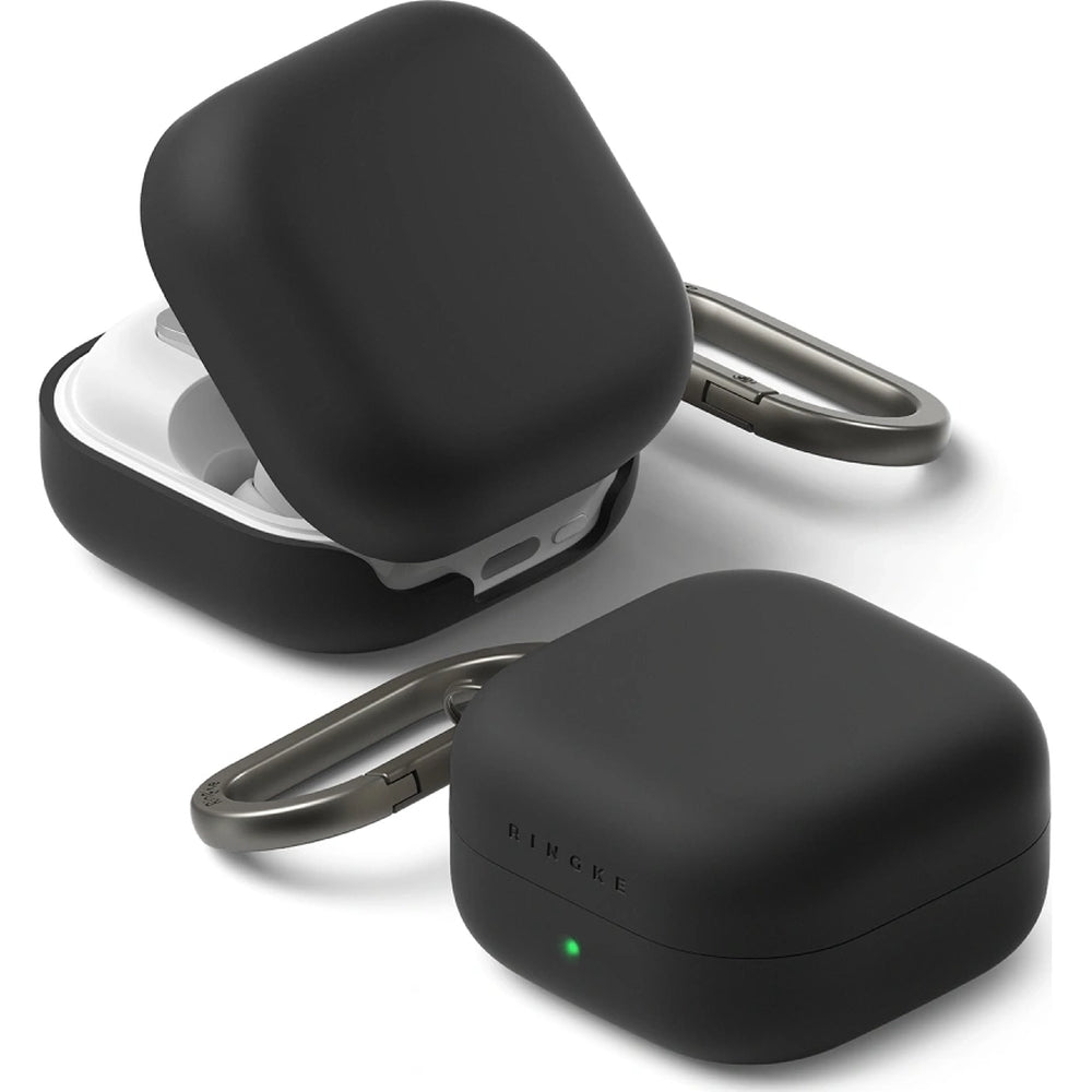 Schutzhülle für Galaxy Buds 4 / 4 Pro, Ringke Silicone, Schwarz