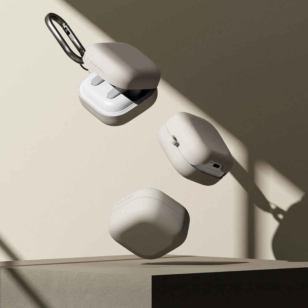 Schutzhülle für Galaxy Buds 4 / 4 Pro, Ringke Silicone, Beige