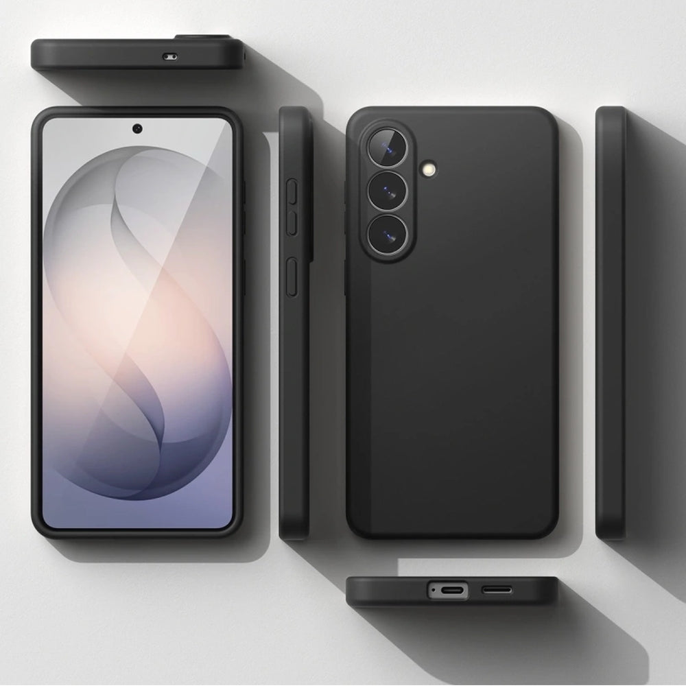 Handyhülle für Galaxy S26, Ringke Silicone Magnetic mit MagSafe, Schwarz