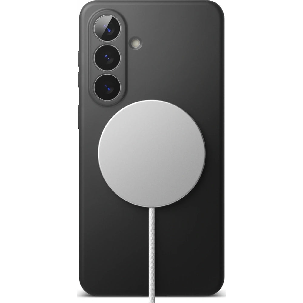 Handyhülle für Galaxy S26, Ringke Silicone Magnetic mit MagSafe, Schwarz