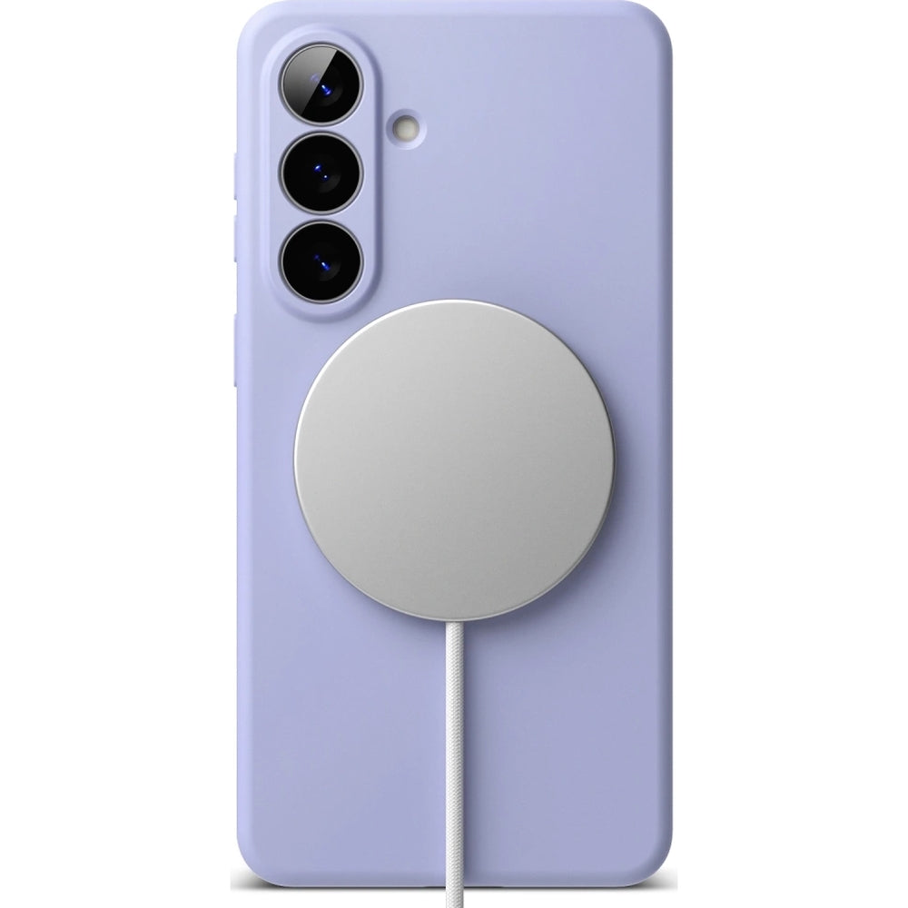 Handyhülle für Galaxy S26, Ringke Silicone Magnetic mit MagSafe, Violett