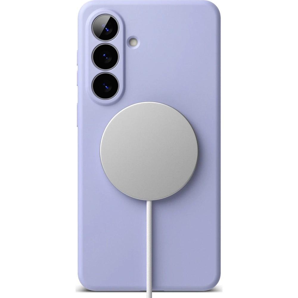 Handyhülle für Galaxy S26 Plus, Ringke Silicone Magnetic mit MagSafe, Violett