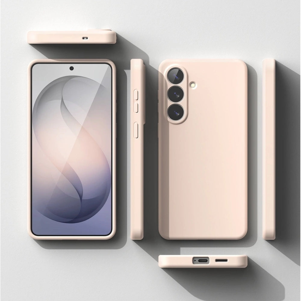 Handyhülle für Galaxy S26 Plus, Ringke Silicone Magnetic mit MagSafe, Rosa und Braun