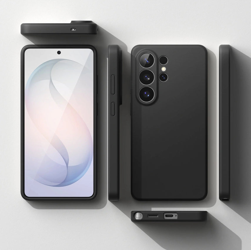 Handyhülle für Galaxy S26 Ultra, Ringke Silicone Magnetic mit MagSafe, Schwarz