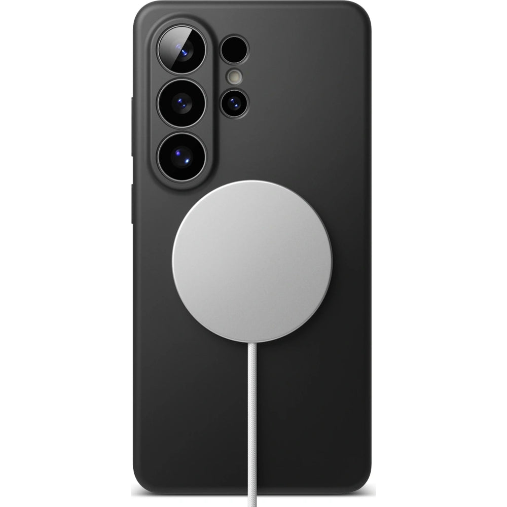 Handyhülle für Galaxy S26 Ultra, Ringke Silicone Magnetic mit MagSafe, Schwarz