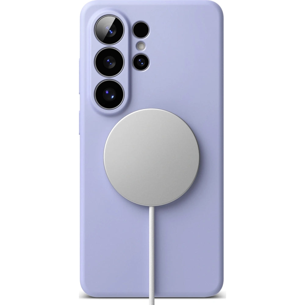Handyhülle für Galaxy S26 Ultra, Ringke Silicone Magnetic mit MagSafe, Violett