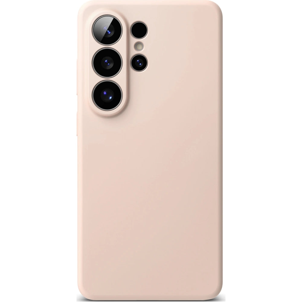 Handyhülle für Galaxy S26 Ultra, Ringke Silicone Magnetic mit MagSafe, Rosa und Braun