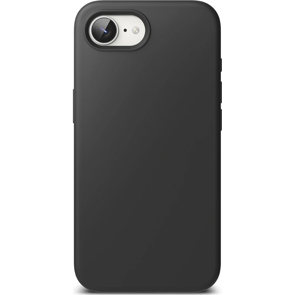 Handyhülle für iPhone 17e / 16e, Ringke Silicone Magnetic mit MagSafe, Schwarz