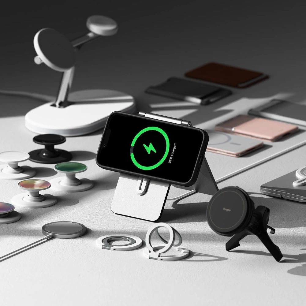 Handyhülle für iPhone 17e / 16e, Ringke Silicone Magnetic mit MagSafe, Schwarz