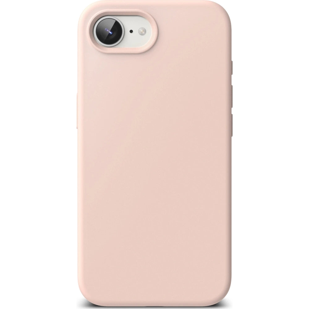 Handyhülle für iPhone 17e / 16e, Ringke Silicone Magnetic mit MagSafe, Rosa