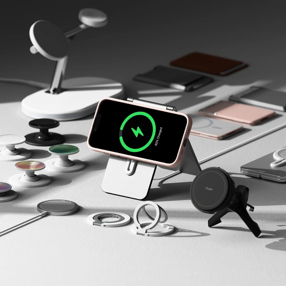 Handyhülle für iPhone 17e / 16e, Ringke Silicone Magnetic mit MagSafe, Rosa